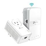 TP-Link Powerline WiFi Extender TL-WPA7617 KIT - Includes AV1000 Powerline Ethernet Network Adapter and AC1200 Dual Band Extender, Gigabit Port, Passthrough, OneMesh, Ethernet Over Power, Plug & Play