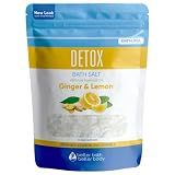 Detox Bath Salt 32 oz Epsom Salt with Pure Essential Oils Ginger and Lemon
