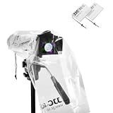 JJC Camera Rain Cover Sleeve for DSLR w/Lens up to 18", Waterproof, 2-Pack