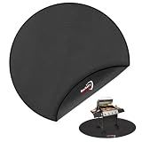 DocSafe 60 x 60 inches Round Under Grill Mat,Large 4 Layers Fire Pit Mat,Fireproof Mat Heat Insulated Protector for Deck,Patio,Grass,Smoker,BBQ,Reusable Oil-Proof and Waterproof Indoor Fireplace Pad