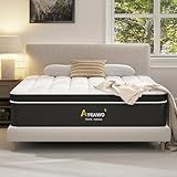 Ayeawo Firm California King Mattress 12 Inch, Cal King Hybrid Mattress with Gel Memory Foam and Pocket Springs, Motion Isolation & Pressure Relief, Comfort Bed in a Box, 365-Night Trial, CertiPUR-US
