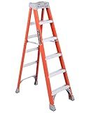 Louisville Ladder 6-Foot Fiberglass Step Ladder, 300-Pound Load Capacity, Type IA, FS1506