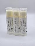 Tallow Lip Balm (3 Pack) (Butter Rum) Handmade Natural Grass Fed Beef Tallow Lip Balm with Nourishing Oils