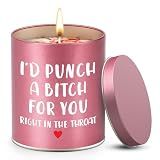 Christmas Birthday Sister Gifts for Women Her Funny Scented Candle