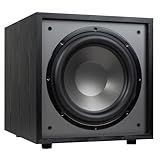 Dayton Audio Classic CS1200 – 12" 200W Powered Subwoofer with Class-D Amplifier, Deep Bass and Clean Design for Home Theater & Music – Black