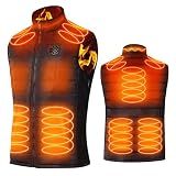 Hoson Heated Vest, 9 Heating Zones Electric Lightweight Heated Vest For Men Women,Skating for Heated Jacket/Sweater