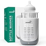 Grownsy Nutri Bottle Warmer with Innovative Auto-Lift Feature, Retain Fullest Nutrients Compact Baby Bottle Warmer, Fast & Even Heat, Always Right Temperature, Night Light for Nighttime Breastfeeding