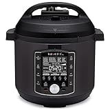Instant Pot Pro 10-in-1 Pressure Cooker, Slow Cooker, Rice/Grain Cooker, Steamer, Sauté, Sous Vide, Yogurt Maker, Sterilizer, and Warmer, Includes App With Over 800 Recipes, Black, 6 Quart