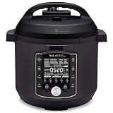 Instant Pot Pro (8 QT) 10-in-1 Pressure Cooker, Slow Cooker, Rice/Grain Cooker, Steamer, Sauté, Sous Vide, Yogurt Maker, Sterilizer, and Warmer, Includes App with Over 800 Recipes, Black