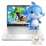 HP 2025 Laptop for Business & Student - Windows 11 Pro & Microsoft Office Lifetime | 14 inch HD | Intel Quad-core CPU | 16GB RAM, 128GB UFS, 256GB Micro SD | Sleek Design Light Computer | Sky Blue