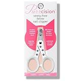 NecoIchi - Purrcision Feline Nail Clippers | Ultra-Sharp Cat Nail Clipper for Safe & Precise Trimming | Stainless Steel Blades, Cat Nail Trimmer, Ideal for Indoor Cats (White)