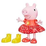 Peppa Pig Peppa’s Muddy Puddles Party Singing and Dancing Doll, Interactive Electronic Preschool Toys for Girls and Boys, Ages 3+