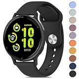 Meliya Bands Compatible with Garmin Vivoactive 5 / Vivoactive 3 Watch Band, Garmin Venu 2 Plus / Venu Sq / Venu Watch Bands Women Men, Soft Silicone Sport Replacement Strap for Garmin Vivoactive 5,