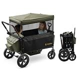 BabyVista Stroller Wagon for Kids, One-Hand Adjustable Push/Pull Handle