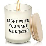 Gifts for Him Boyfriend Husband Men Couples Gift Ideas, Romantic Valentines Day Gift for Him, Naughty Boyfriend Birthday Gifts, Funny Anniversary Presents for Men Husband Couple, Christmas, Candles