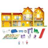 Peppa Pig Peppa's Big Family House Playset with 3 Figures, 11 Accessories, Baby Evie, Preschool Toys for Girls and Boys 3 and Up
