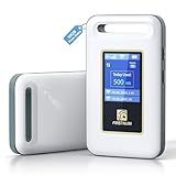 FIRSTNUM M4 4G LTE Mobile Hotspot, Portable WiFi Hotspot for Travel, No SIM Card or Contract Required, Pocket WiFi Device for RV & Outdoor Use, Connect Up to 10 Devices, 10GB Free US Data