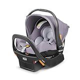 Chicco KeyFit Max ClearTex Infant Car Seat and Base, Rear-Facing Seat for Infants 4-30 lbs., Infant Head and Body Support, Compatible with Chicco Strollers, Baby Travel Gear | Lupine/Purple