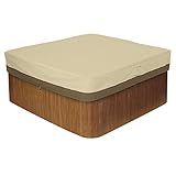 Classic Accessories Veranda Water-Resistant 86 Inch Square Hot Tub Cover, Patio Furniture Covers