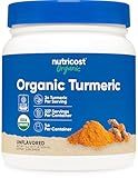 Nutricost Organic Turmeric Root Powder 1 LB (16oz) - Certified USDA Organic, Food Grade, Gluten Free, Non-GMO