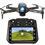 GPS Drone with 1080P Camera for Adults, Drone with 4.5″LCD Screen Remote