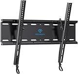 PERLESMITH Tilting TV Wall Mount Bracket Low Profile for Most 23-60 inch LED LCD OLED, Plasma Flat Screen TVs with VESA 400x400mm Weight up to 115lbs, Fits 16" Wood Stud