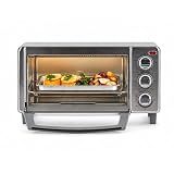 BLACK+DECKER 4-Slice Toaster Oven with Natural Convection, Stainless Steel, TO1760SS (TO1760SST-1)