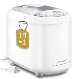 KITCHENARM 19-in-1 HANDY Bread Machine with Homemade Cycle and Gluten Free Setting - Beginner Friendly 2LB 1.5LB 1LB White Bread Maker Machine with Recipes and Delay Timer