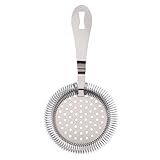 Barfly Deluxe Antique Hawthorne Spring Strainer, Stainless Steel