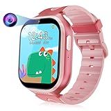 Smart Watch for Kids, No App, 14 Games, 1.83'' Touchscreen, Bedtime Stories, Alarm Clock, Camera, Music Player, Pedometer, Video & Audio Recording, Toys for Boys Aged 3-12, Gift for Teenagers, Red