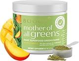 Boobie Pregnancy & Breastfeeding Superfood Greens Powder | Safe for Nursing Moms | 35+ Nutrients for Prenatal, Postpartum & Family Nutrition | Vegan, Gluten Free, Sugar Free | Mango Breeze, 30 Svgs