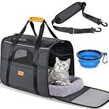 Morpilot Cat Carrier Soft for Large Medium Cats and Puppy up to 20lbs