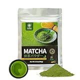 TIAN HU SHAN Matcha Green Tea Powder 3.5oz/100g, Pure Matcha Powder Culinary Grade Unsweetened for Lattes, Cooking, Baking, Vegan 100% Natural