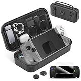 Hard Shell Carrying Case for ASUS ROG Xbox Ally / X (2025), Protective Travel Bag Fit ROG Game Console and Adapter with Screen Protector & Thumbstick Cap, Storage Pouch for Xbox Ally X Accessories