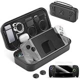 LVVIL Hard Shell Carrying Case for ASUS ROG Xbox Ally/X (2025), Protective Travel Bag Fit ROG Game Console and Adapter with Screen Protector & Thumbstick Cap, for Electronics Cases