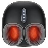 Medcursor Foot Massager with Heat - Shiatsu Feet Massage Machine Delivers Relief for Tired Muscles & Plantar, Deep Kneading Therapy, Multi-Level Settings for Home, Office Use, Size up to 13"