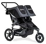 BOB Gear Revolution Flex 3.0 Duallie Jogging Stroller, Double Stroller, Graphite Black