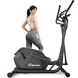 ANCHEER Elliptical Exercise Machine,Elliptical Machine for Home with Ultra-Smooth Magnetic Drive,14 Levels Resistance Elliptical Trainer,Cardio Machines with LCD Monitor Device Holder,15" Stride