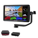FEELWORLD S55 V3 6" 4K HDMI DSLR Field Monitor Battery Carry Case Bundle