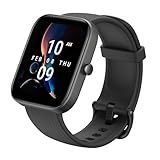 Amazfit Bip 3 Pro Smart Watch for Men, GPS, 14-Day Battery Life, Activity Fitness Tracker with 60+ Sports Modes, Water Resistant, Sleep & Heart Rate Monitor, for Android Phone & iPhone, Black