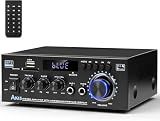 CiLmirsac AK45 Bluetooth 5.0 Audio Amplifier 400W 2 Channel Stereo Receiver