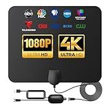 DAANT TV Antenna Indoor Long Range, Supports 4K 1080p Smart TV Signal Reception with 16ft HDTV Coax Cable