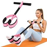 Upgraded Pedal Resistance Bands with Handles, 55 LBS Exercise Bands Thickened Latex Tubes Ideal for Women and Men, Sit Up Exercise Equipment for Abdomen, Waist, Arm, Core/ABS, Leg, Physical Therapy