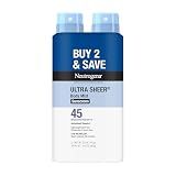 Neutrogena Ultra Sheer Dry Touch Sunscreen Spray, SPF 45, 2 x 5 oz