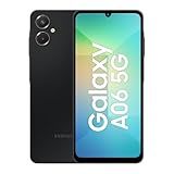 Samsung Galaxy A06 5G | 128GB, 2025 | IP54 Splash Resistant, 6.7" 90Hz Display, Android 15, International Model Factory Unlocked for Global, T-Mobile, Metro | 20W Fast Charger Bundle, Black