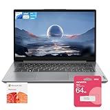 Lenovo IdeaPad 1 Daily/Student 14" HD Laptop, 12GB RAM, 704GB Storage(128GB eMMC + 512GB PCIe + 64GB USB), 1 Yr Office 365, Intel Core Processor, Win 11 Home, Bundle with UC310 64GB USB Flash Drive
