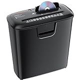 Bonsaii Paper Shredder for Home Use, 8-Sheet StripCut Home Office Shredder, CD/Credit Card Shredder Machine with Overheat Protection, 3.4 Gallons Wastebasket
