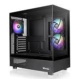 Thermaltake View 270 Plus TG ARGB Black Mid Tower E-ATX Case; 3x120mm ARGB Fans Included; Support Up to 360mm Radiator; Front & Side Dual Tempered Glass Panel; CA-1Y7-00M1WN-01; 3 Year Warranty