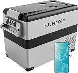 EUHOMY 48QT 12 Volt Refrigerator, -4℉~68℉ Portable Freezer for Car