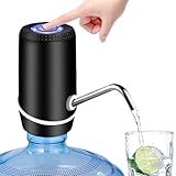 Water Dispenser for 5 Gallon Bottle, Electric Water Pump for 5 Gallon Jug with Switch and USB Charging, Portable Automatic Water Jug Dispenser for Camping, Travel, Home, Kitchen, Office